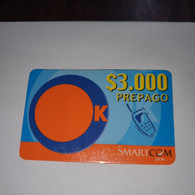 Chile-smartcom-(18)-($3.000)-(488909072422)-(007335)-(look Outside)-used Card+1card Prepiad Free - Chile