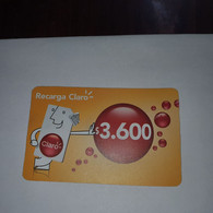 Chile-claro-(19)-($3.600)-(572459060877)-(010653)-(look Outside)-used Card+1card Prepiad Free - Chile