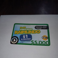 Chile-entel Recarga-(20)-($5.000)-(267-105-425-445)-(5/1/2009)-(look Outside)-used Card+1card Prepiad Free - Chile