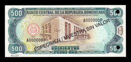 República Dominicana 500 Pesos Oro 1997 Pick 157Bs Specimen SC UNC - República Dominicana