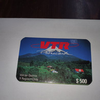 Chile-VTR-(28)-($500)-(mint Card-212004)-(30/7/97)-(look Outside)-used Card+1card Prepiad Free - Cile