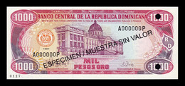 República Dominicana 1000 Pesos Oro 1997 Pick 158Bs Specimen SC UNC - Dominicana