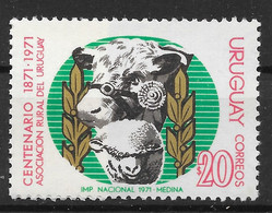 Uruguay 1971 MiNr. 1212 Agricultural Association Sheep Farm 1v MNH** 0.50 € - Farm