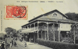CPA - Afrique > Sénégal > THIES - La Gare - Collection Générale FORTIER - TBE - Senegal