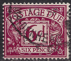 GB 1968 - 69 QE2 6d Purple Postage Due Used SG D73 ( M1066 ) - Postage Due