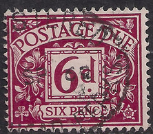 GB 1968 - 69 QE2 6d Purple Postage Due Used SG D73 ( M1069 ) - Postage Due