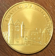 63 SERMENTIZON CHÂTEAU D'AULTERIBE MDP 2019 MÉDAILLE SOUVENIR MONNAIE DE PARIS JETON TOURISTIQUE MEDALS COINS TOKENS - 2019