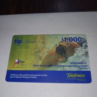 Chile-telefonica-TLP-(43)-($1.000)-(709-039-238-536)-(31/7/2008)-(look Outside)-used Card+1card Prepiad Free - Cile