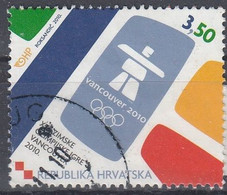 CROATIA 933,used - Invierno 2010: Vancouver