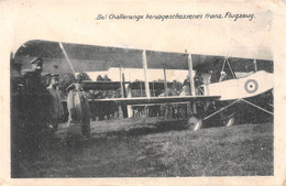 CHALLERANGE-Monthois-Montcheutin-08-Ardennes-Avion Français Abattu Militaire-Aviation-Aviatik-Feldpost-Krieg-Guerre 1916 - Sonstige & Ohne Zuordnung