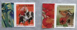 France 2021 Paire Nouvel An Chinois Année Du Buffle Petit Format Neuf ** - Unused Stamps