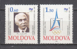 Moldova 1994 Mi 126-127 - 100 YEARS OLYMPIC COMMITTEE - Andere