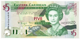Dominica - 5 Dollars 1993    ++++++ - Caribes Orientales