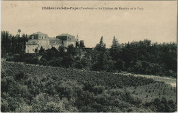 CPA CHATEAUNEUF-DU-PAPE Le Chateau De Vaudieu Et Le Parc (1086213) - Chateauneuf Du Pape