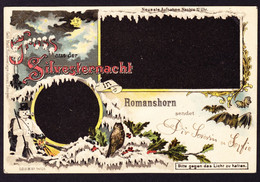 1899 Gruss Aus Der Silvesternacht, Romanshorn (gegen Das Licht Halten). Als Drucksache Gelaufen. - Romanshorn