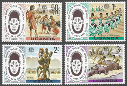 Uganda. 1977 Second World Black And African Festival Of Arts And Culture. MNH Complete Set. SG 199-203 - Oeganda (1962-...)
