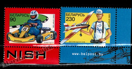 Belarus - Bielorussie 2002 Yvert 423-24, Sports, Karting & Modelism - MNH - Belarus