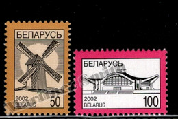Belarus - Bielorussie 2002 Yvert 427-28, Definitives, Windmill & Belexpo - MNH - Belarus
