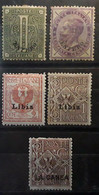 ITALIA,  Levant Italien ESTERO, LA CANEA, LIBIA, 5 Timbres Neufs */ O Dont No 1, 10 , TB - Non Classés