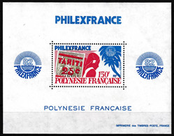 Bloc Feuillet Neuf** - Philexfrance'82 Exposition Philatélique Internationale - BF 6 (Yvert) - Polynésie 1982 - Blocs-feuillets