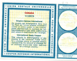 Coupon-réponse 15 Cents - Modèle Vi 19 - Reply Coupon - IRC CRI IAS - - Coupons-Réponses