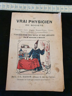 Fascicule "le Vrai Physicien De Société" Tours De Magie Fin 1900  8  Pages - Jeux De Société