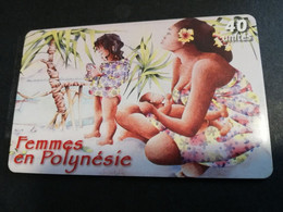 POLINESIA FRANCAISE  CHIPCARD  40 UNITS  FEMMES EN POLYNESIE                   **4941** - French Polynesia