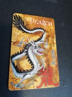 POLINESIA FRANCAISE  CHIPCARD  30 UNITS  LE DRAGON  YEAR OF THE DRAGON    POLYNESIEN                **4953** - Polinesia Francese