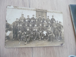 Carte Photo Militaire Militaira Guerre 14/18 Texte Et Nomination Au Dos Soldats Du105 ème Riom Puy De Dôme - War 1914-18