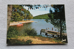 Cpm, Mur De Bretagne, Caurel, La Plage Et Le Lac De Guerlédan, Cotes D'Armor 22 - Caurel