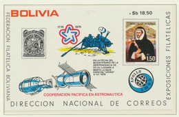 BOLIVIA 1975, Apollo-Sojuz, USA, Philately Very Scarce Superb U/M MS - Bolivia