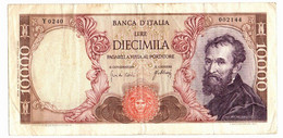 Italia - 10.000 Lire 1966 Buonarroti     ----- - 10.000 Lire