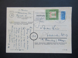 BRD 1953 Internationale Briefmarkenausstellung IFRABA Nr. 171 EF Postkarte / Orts PK Starnberg - Briefe U. Dokumente