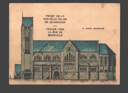 Quaregnon - Projet De La Nouvelle église - Façade Vers La Rue De Monsville - Quaregnon