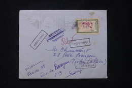 MAROC - Enveloppe De Casablanca Pour La France En 1956 Et Retour ( Inconnu ) - L 89524 - Marruecos (1956-...)