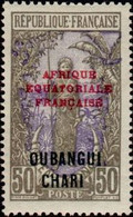 OUBANGUI CHARI  - Femme Bakalois - Unused Stamps