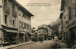 St Gingolph * Frontière Franco Suisse * Poste De Douane * Douanier Douanes * Café De La Navigation * Bazar Parisien - Andere & Zonder Classificatie