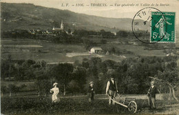 Thorens * Vue Générale Et Vallée De La Barne * Travail Aux Champs - Thorens-Glières