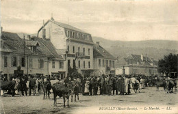 Rumilly * Le Marché Sur La Place * Foire Aux Bestiaux * Hôtel Du Commerce - Rumilly