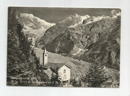 Italie Italia Italy Courmayeur Notre Dame De Guérison Et Le Mont Blanc Ed Sacat Torino , Cachet Au Dos - Aosta