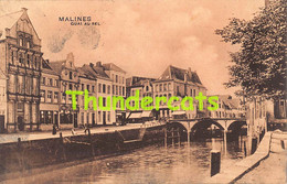 CPA MECHELEN MALINES QUAI AU SEL - Malines