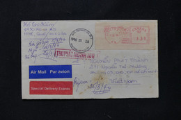 VIETNAM / CANADA - Cachet De Taxe Vietnamienne Sur Enveloppe Du Canada  En 1990 - L 89547 - Vietnam