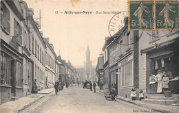 80-AILLY-SUR-NOYE- RUE SAINT-MARTIN - Ailly Sur Noye