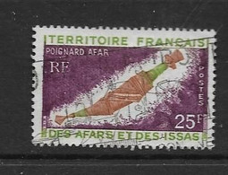 AFARS ET ISSAS 1970 POIGNARD  YVERT N°360 OBLITERE - Gebruikt