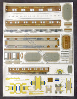 Modellismo Ferroviario Scale Model Sheet Experiment Coach 1825 Sleeping Car 1925 - Sonstige & Ohne Zuordnung