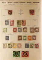 EUROPE - IMPRESSIVE OLD TIME COLLECTION 1840-1930s. An Impressive MINT & USED COLLECTION Presented In A Lovely Old  "SCH - Other & Unclassified