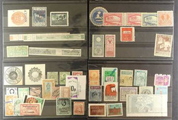 WORLDWIDE PHILATELIC CURIOSITIES All Periods Mint & Used Stamps On Stock Cards, Includes Various 'back Of The Book' Issu - Other & Unclassified