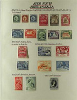 HADHRAMAUT 1942-63 FINE MINT COLLECTION Presented On Album Pages, ALL DIFFERENT & Includes 1942-46 Set, 1946-49 Victory, - Aden (1854-1963)