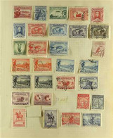 1914-40 OLD TIME RANGES ON PAGES Incl. 1931-36 £2 Roo "SPECIMEN", 1931 Air 6d Used, 6d "OS" Mint, 1934 Victoria Set Cds  - Andere & Zonder Classificatie