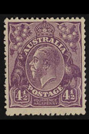 1926-30 4½d Violet KGV Head Perf 13½x12½, SG 103, Fine Mint, Very Fresh. For More Images, Please Visit Http://www.sandaf - Andere & Zonder Classificatie